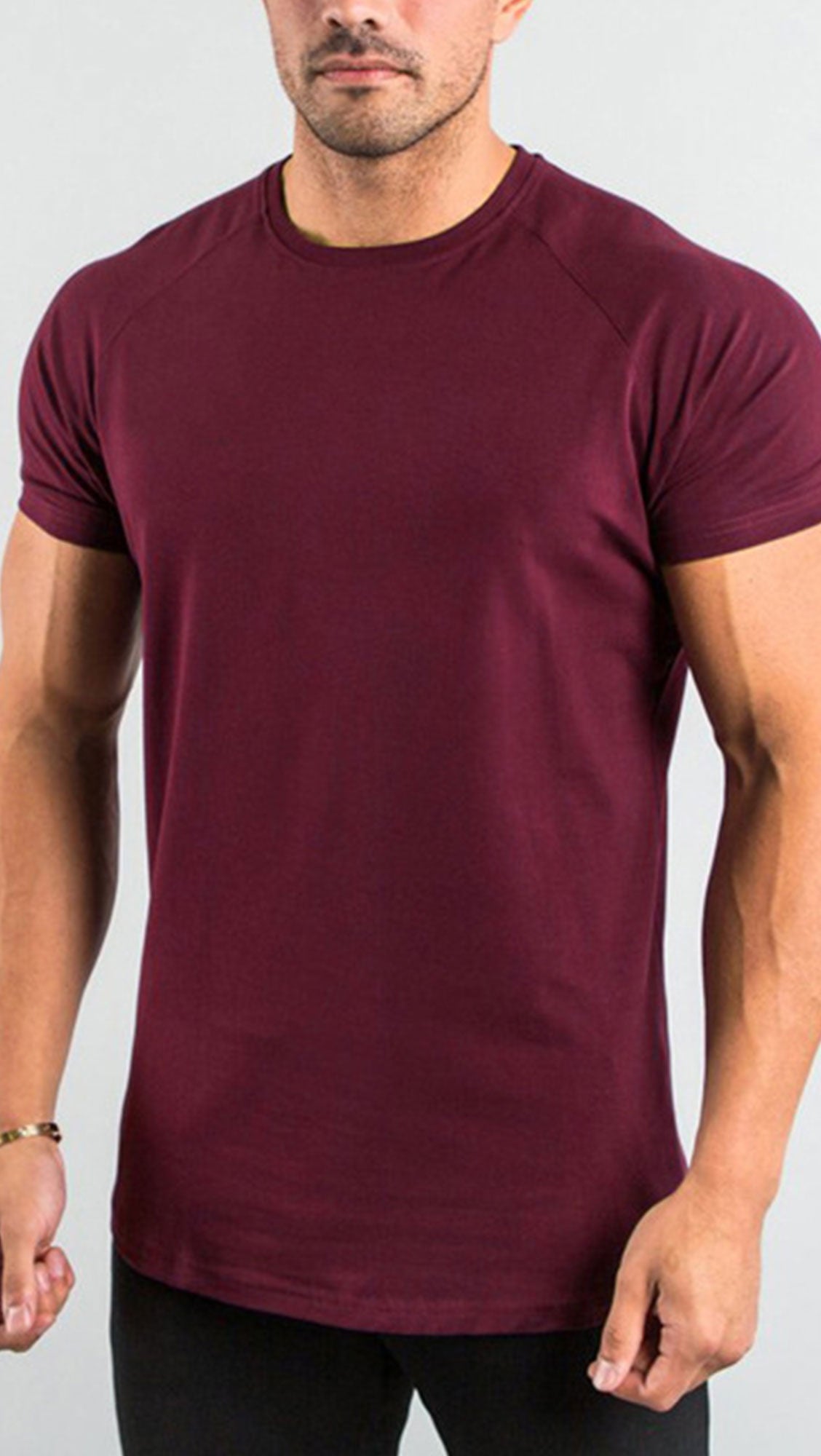 Soft Plus Size T-shirts 250gsm 100% Cotton Short Sleeve Blank T Shirt for Men