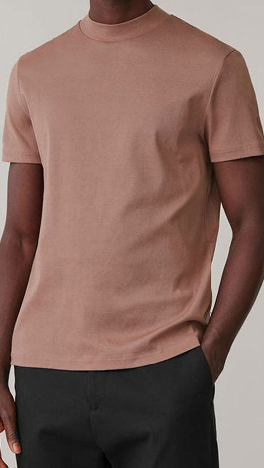 210gsm O-neck Tee Unisex Blank Men's Tshirt Short Sleeve Sublimation Plain Dyed White Tee