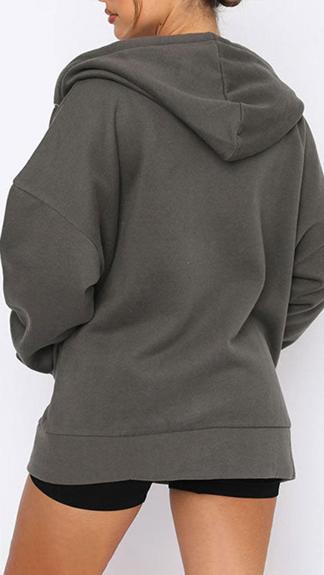 Unisex Oversize Women Zip up Jacket