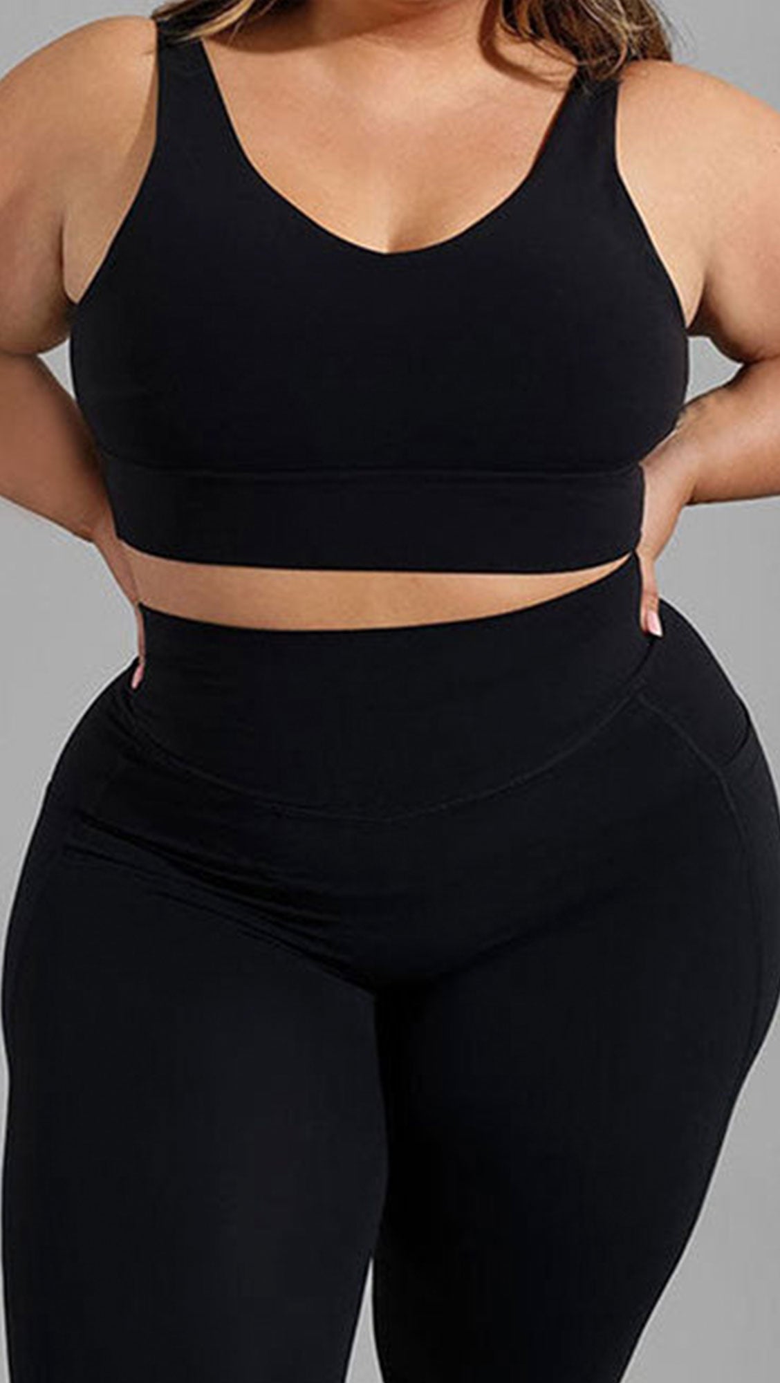 Create Custom Tracksuits Plus Size Yoga Suit Blank Yoga Bra Sets High Waist Leggings Sportswear Suits