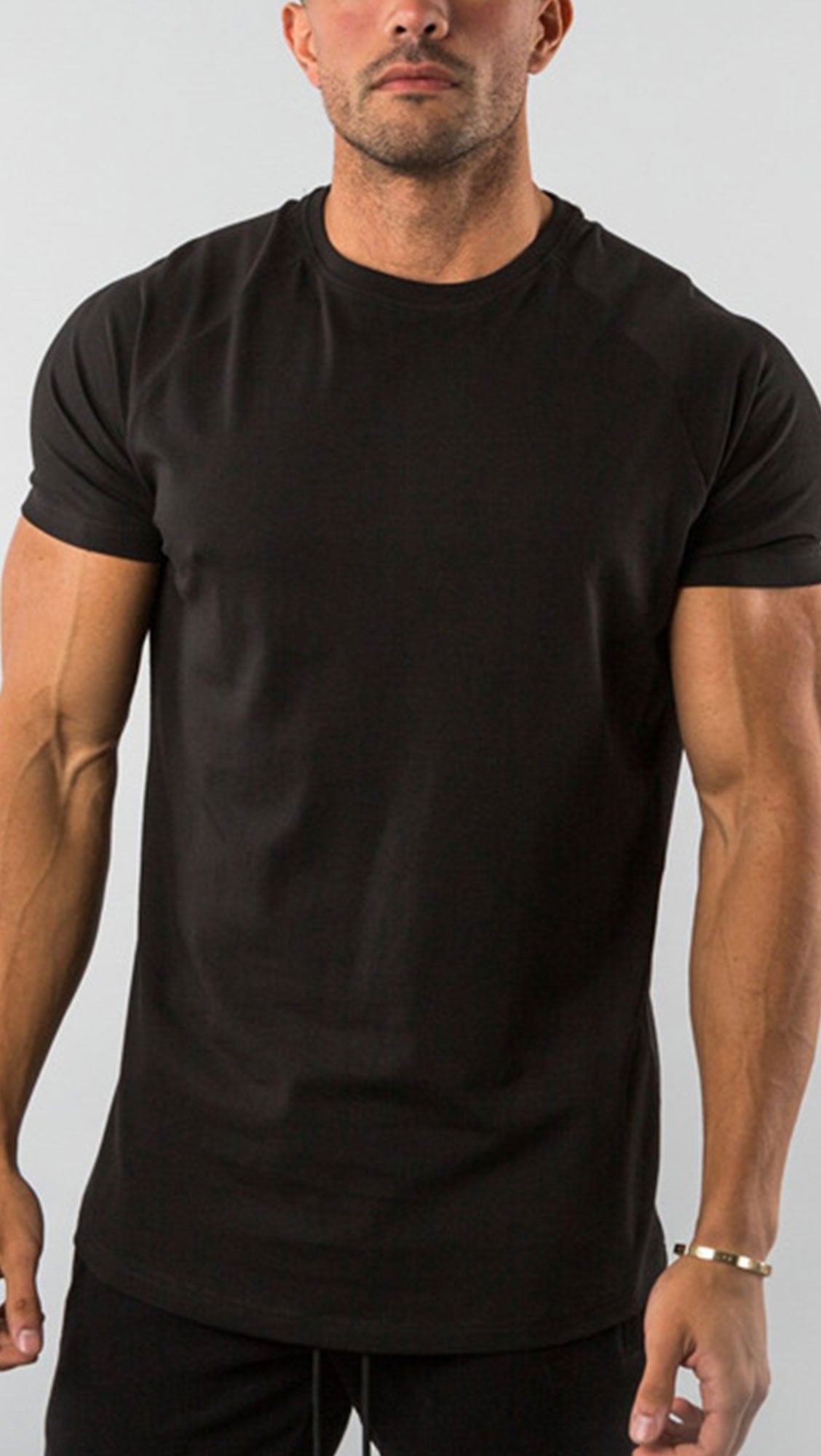 Soft Plus Size T-shirts 250gsm 100% Cotton Short Sleeve Blank T Shirt for Men