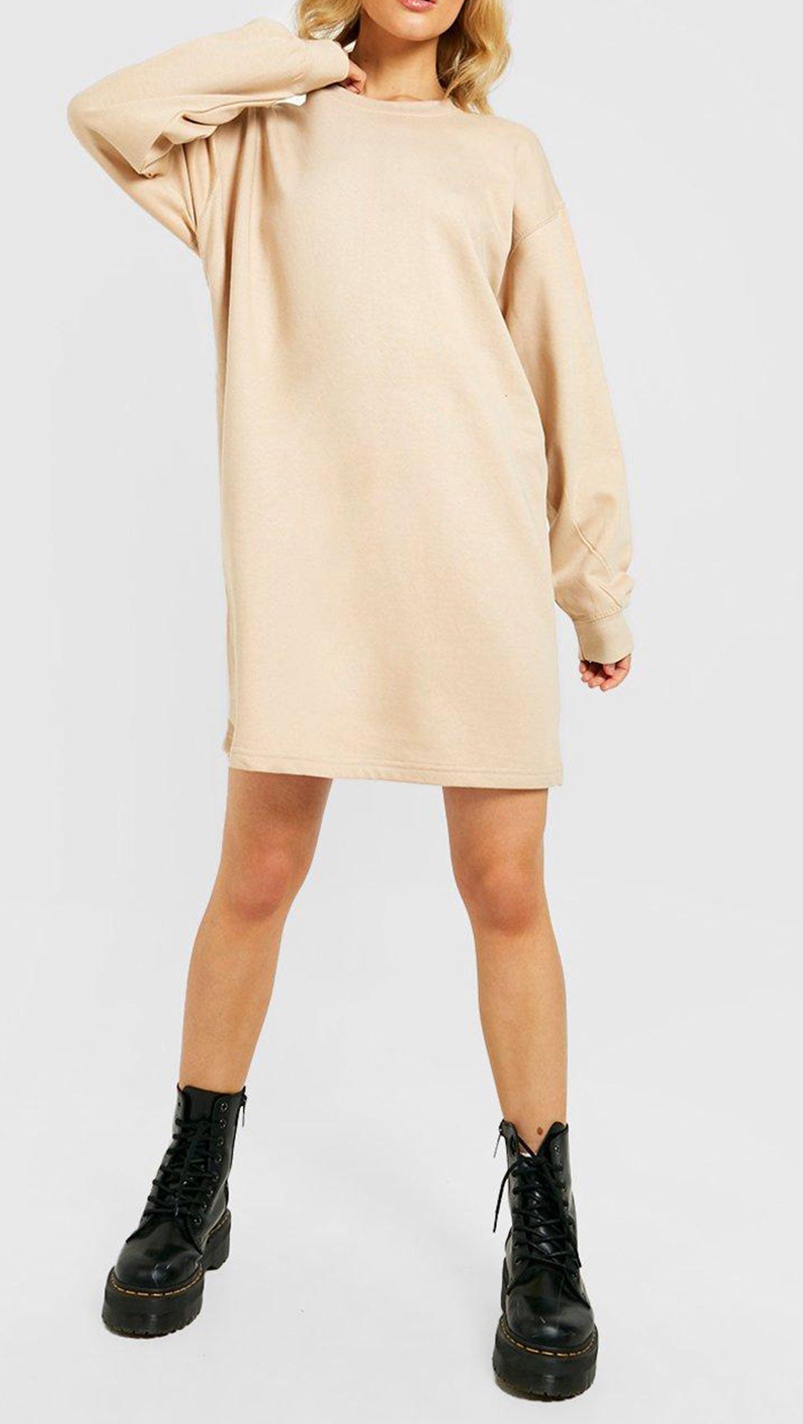 OVERSIZED SWEAT DRESS