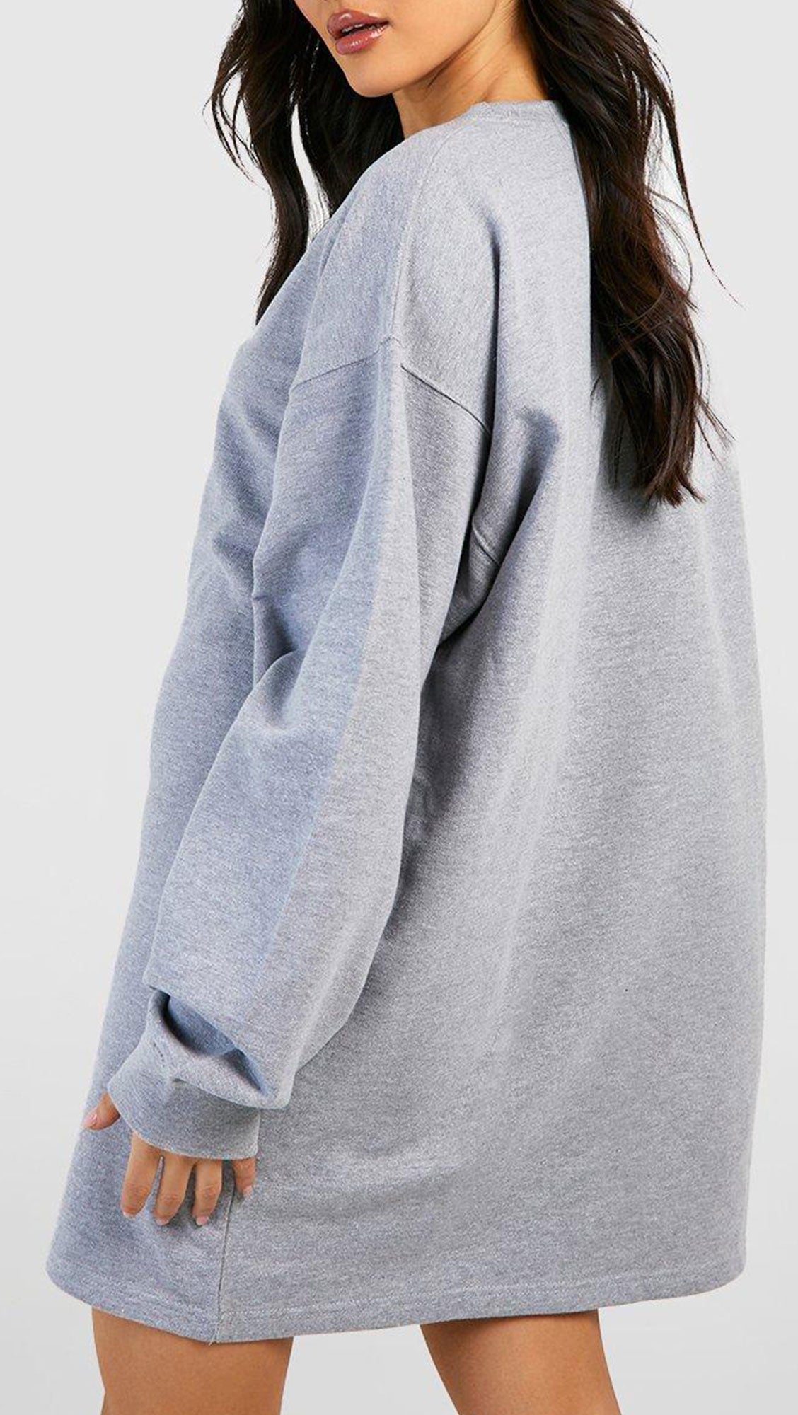 BASIC OVERSIZED SWEAT DRESS