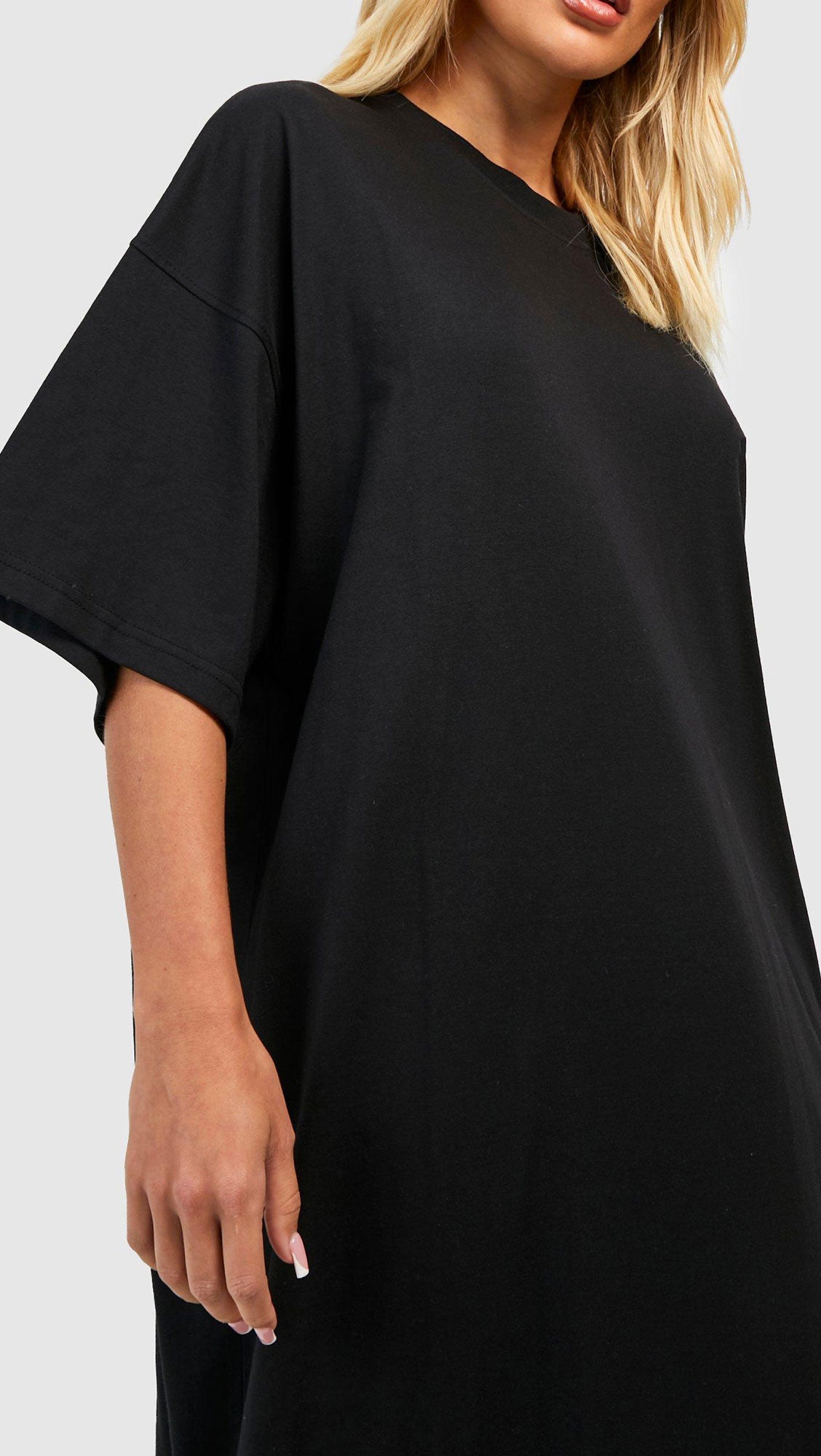 SUPER OVERSIZED MIDI T-SHIRT DRESS